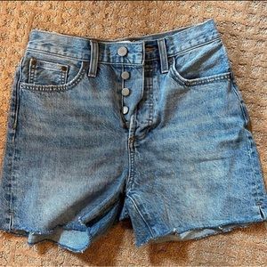 denim forum shorts